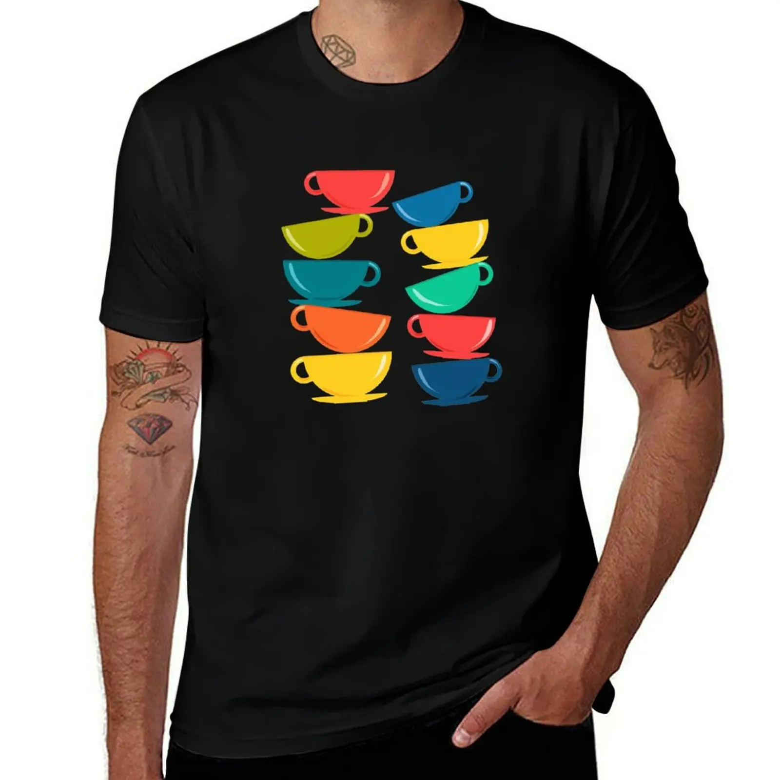 A Teetering Tower Of Colorful Tea Cups T-Shirt anime figures cotton man t-shirts fashion shirts graphic tee shirt men t shirt
A Teetering Tower Of Colorful Tea Cups T-Shirt anime figures cotton man t-shirts fashion shirts graphic tee shirt men t shirt