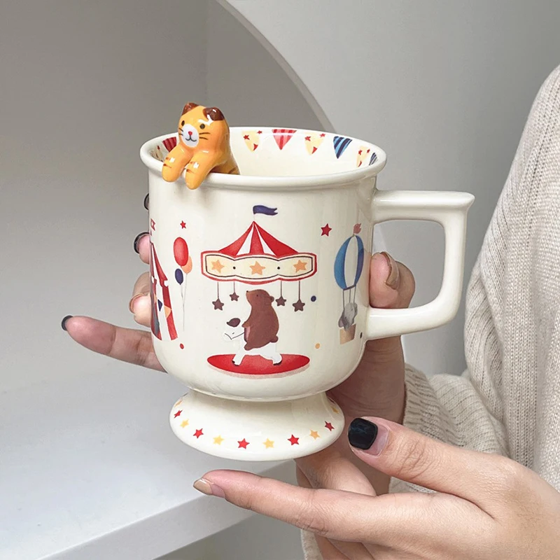 Ahunderjiaz-White Ceramic Coffee Mug, Cute Couples Mugs, Korean Ins Style, Drinking Gifts for Girls, 300ml
Ahunderjiaz-White Ceramic Coffee Mug, Cute Couples Mugs, Korean Ins Style, Drinking Gifts for Girls, 300ml