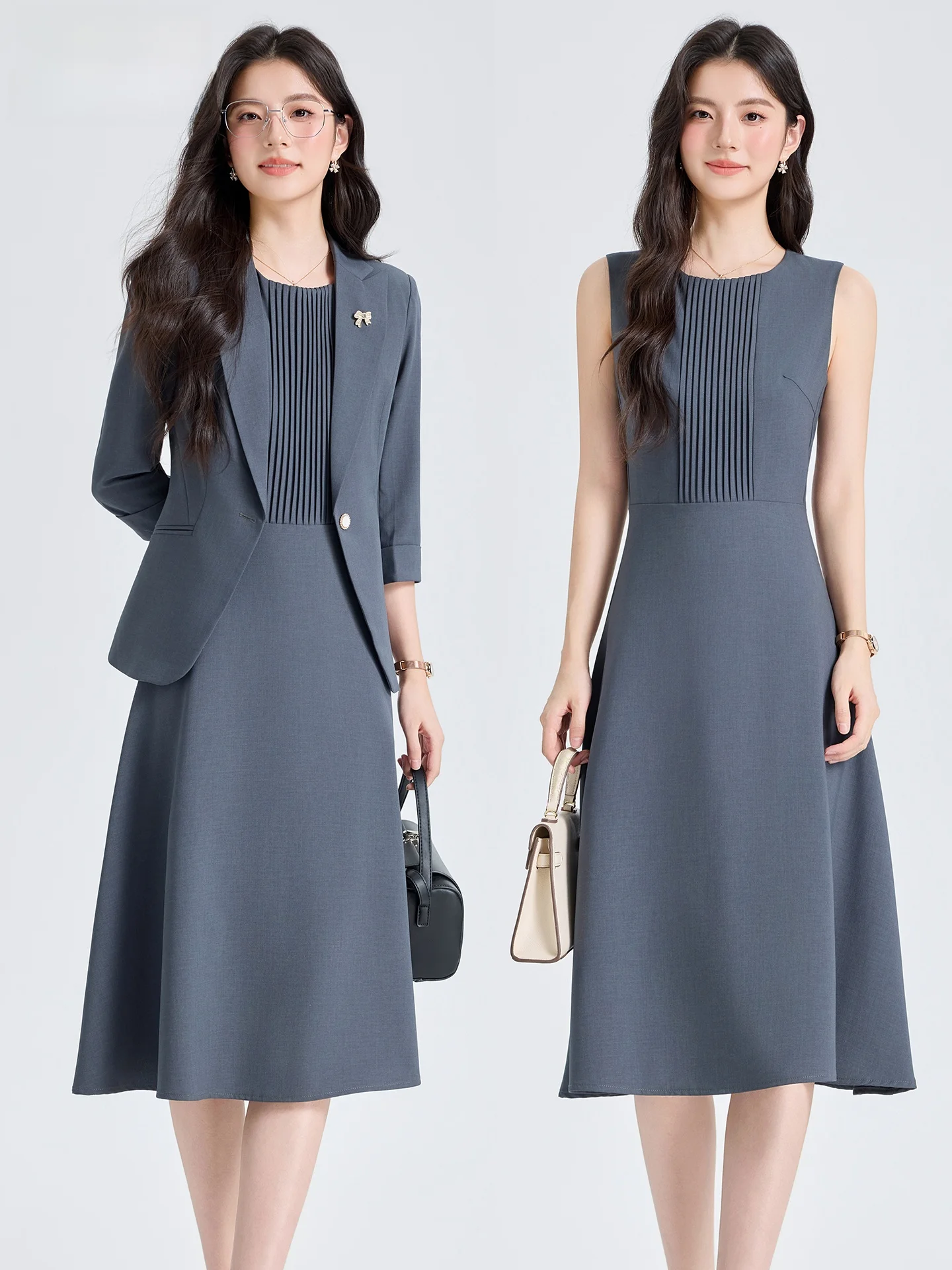 Костюм-двойка: жилет и юбка, для офиса, деловой стиль, женская деловая одежда, профессиональная юбка, облегающий крой, полиэстер.
Костюм-двойка: жилет и юбка, для офиса, деловой стиль, женская деловая одежда, профессиональная юбка, облегающий крой, полиэстер.