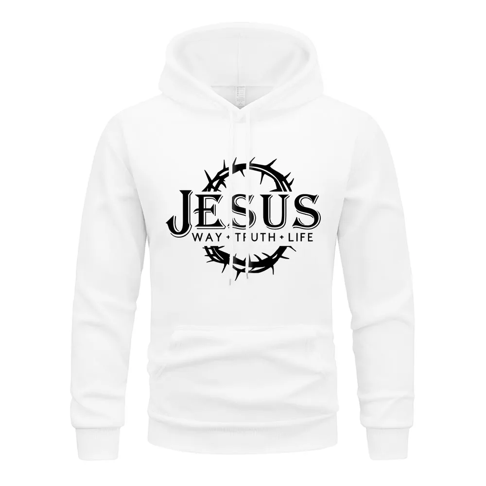 Jesus Hoodie Men Crown Of Thorns Hoodies Fashion Loose Casual Sweatshirt High Quality Hoody Men's Clothing
Jesus Hoodie Men Crown Of Thorns Hoodies Fashion Loose Casual Sweatshirt High Quality Hoody Men's Clothing