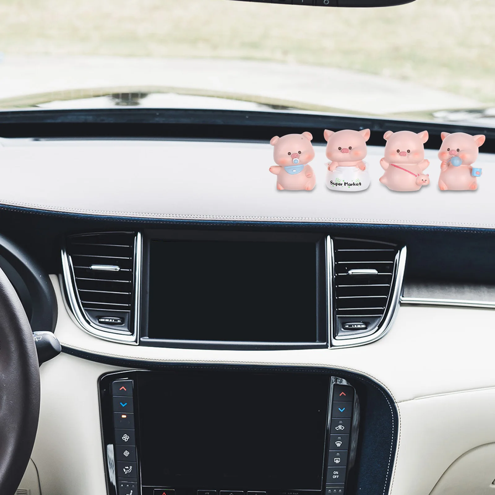 4pcs Miniature Resin Pig Figurines Car Garden Decor Desktop naments Cartoon Appearance Mini Pig Statue
4pcs Miniature Resin Pig Figurines Car Garden Decor Desktop naments Cartoon Appearance Mini Pig Statue