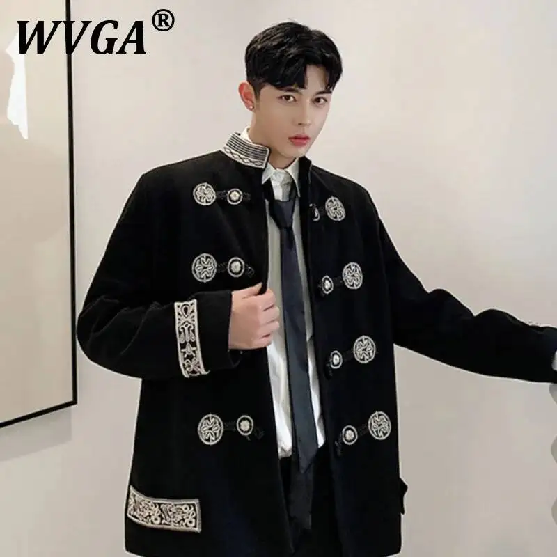 WVGA Spring Autumn New Men High Street Embroidered Trendy Short Jacket Niche Chic Casual Pleated Stand Collar Jackets Ins W10543
WVGA Spring Autumn New Men High Street Embroidered Trendy Short Jacket Niche Chic Casual Pleated Stand Collar Jackets Ins W10543