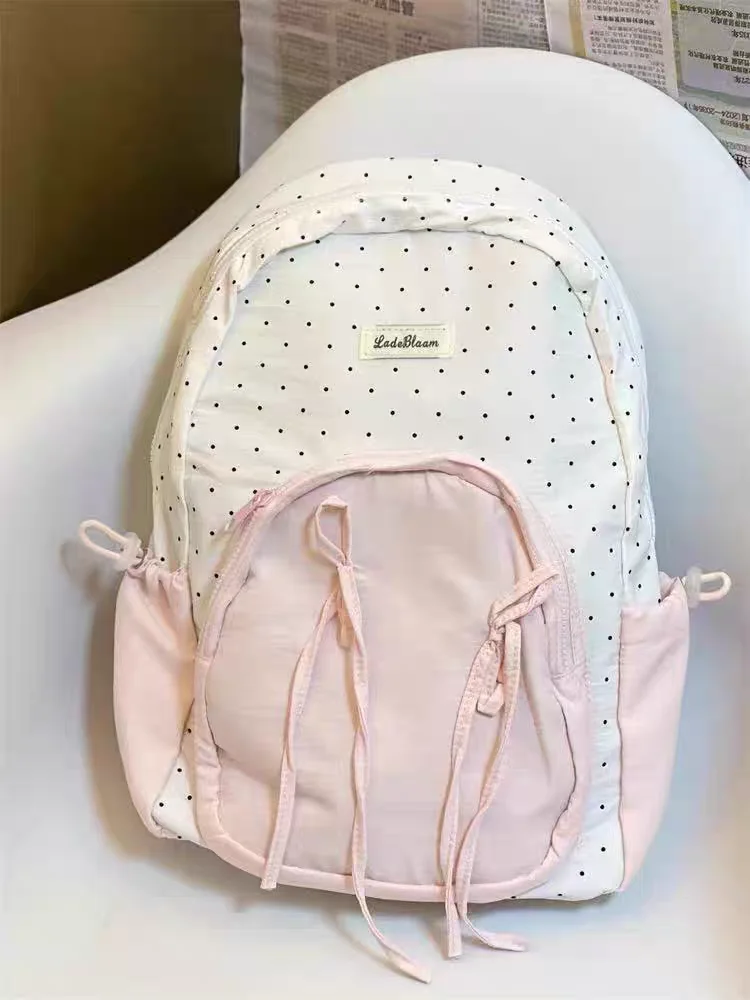 2025 Summer New Polka Dot Toast Slice Bapa Cute Knot Travel Bag Student Outing oulder Bag Commuter Sle Larg...
2025 Summer New Polka Dot Toast Slice Bapa Cute Knot Travel Bag Student Outing oulder Bag Commuter Sle Larg...