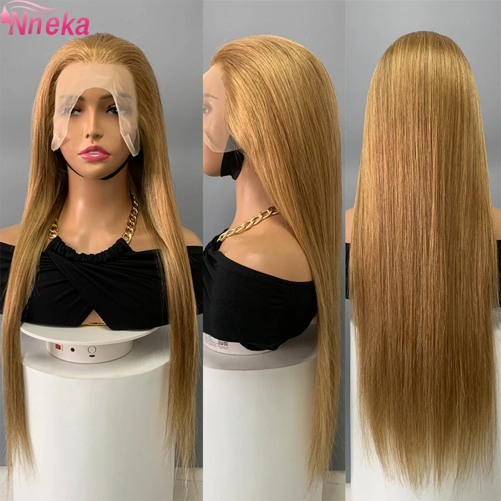 27 # Парик медово-русого цвета 13x6 HD с прозрачной кружевной передней частью, из натуральных человеческих волос, прямые бразильские волосы, фронтальный парик для женщин
27 # Парик медово-русого цвета 13x6 HD с прозрачной кружевной передней частью, из натуральных человеческих волос, прямые бразильские волосы, фронтальный парик для женщин