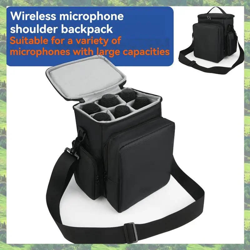 L72A-Txesign 6 Slots Microphone Bag Travel Carrying Microphone Case Adjustable Mic Carrying Case Travel Carrying Bag Formicropho
L72A-Txesign 6 Slots Microphone Bag Travel Carrying Microphone Case Adjustable Mic Carrying Case Travel Carrying Bag Formicropho