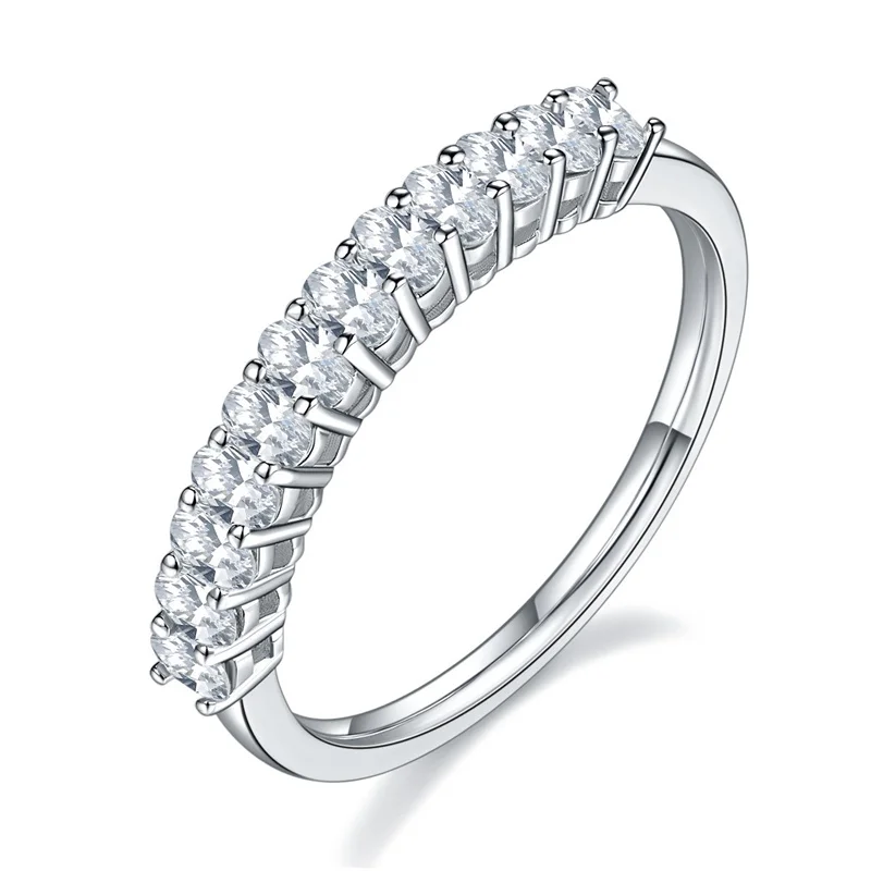 ZFSILVER Fashion s925 Silver Classic White Moissanite Trendy Design Oval Row Ring Women Charms Wedding Party Jewelry Gift R14343
ZFSILVER Fashion s925 Silver Classic White Moissanite Trendy Design Oval Row Ring Women Charms Wedding Party Jewelry Gift R14343