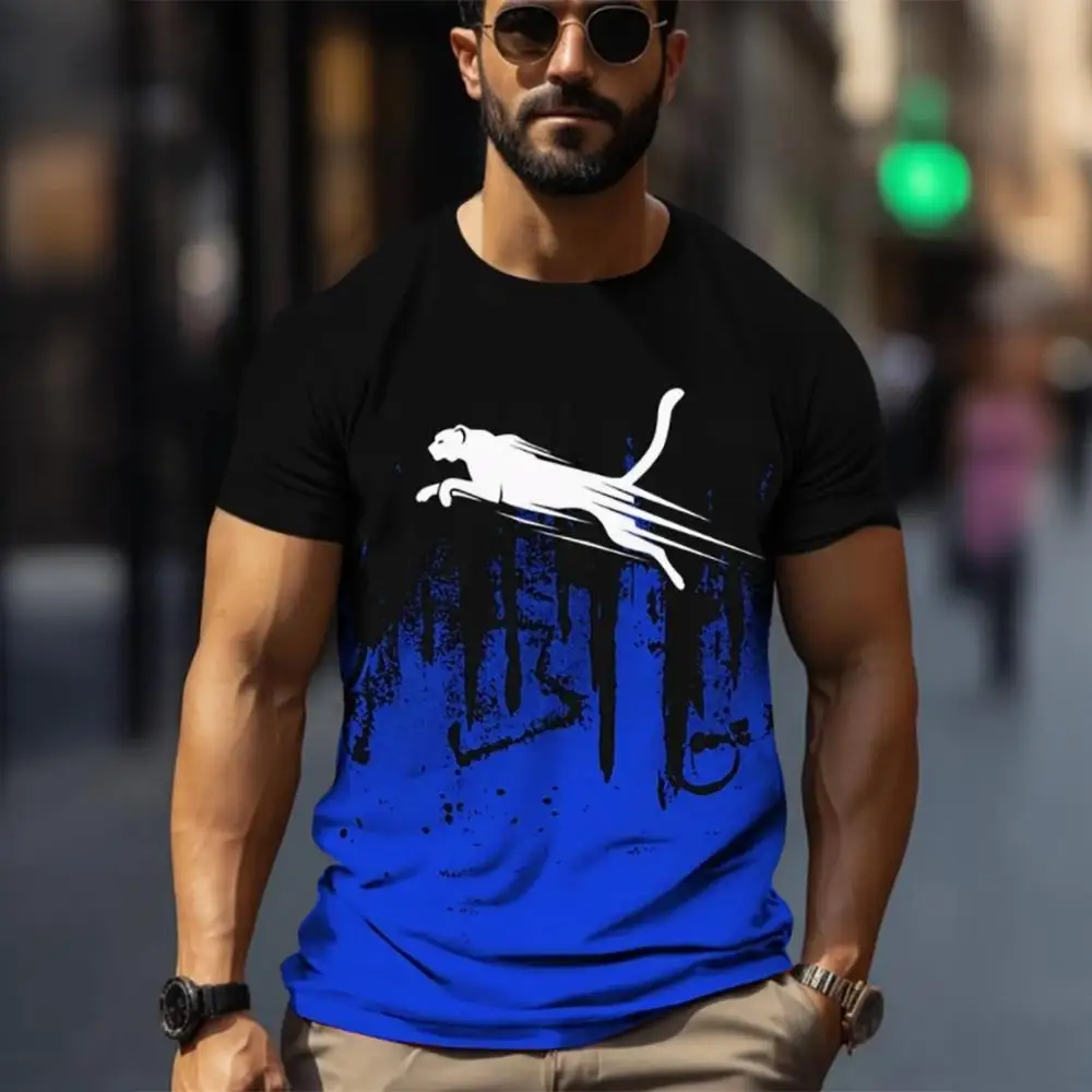 Funny 3D Animal Print T Shirt For Men Fashion Gradient Harajuku Short Sleeve Casual O-neck Sports Tops Summer Oversized T-shirts
Funny 3D Animal Print T Shirt For Men Fashion Gradient Harajuku Short Sleeve Casual O-neck Sports Tops Summer Oversized T-shirts