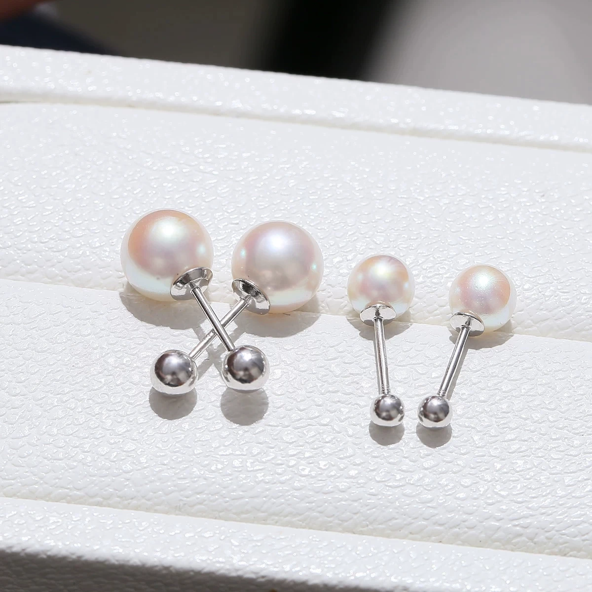 Wholesale 925 Sterling Silver Earrings Base Findings Mountings Jewelry Mounts Fittings Accessories for 4-10mm Pearls 3 Pairs/lot
Wholesale 925 Sterling Silver Earrings Base Findings Mountings Jewelry Mounts Fittings Accessories for 4-10mm Pearls 3 Pairs/lot