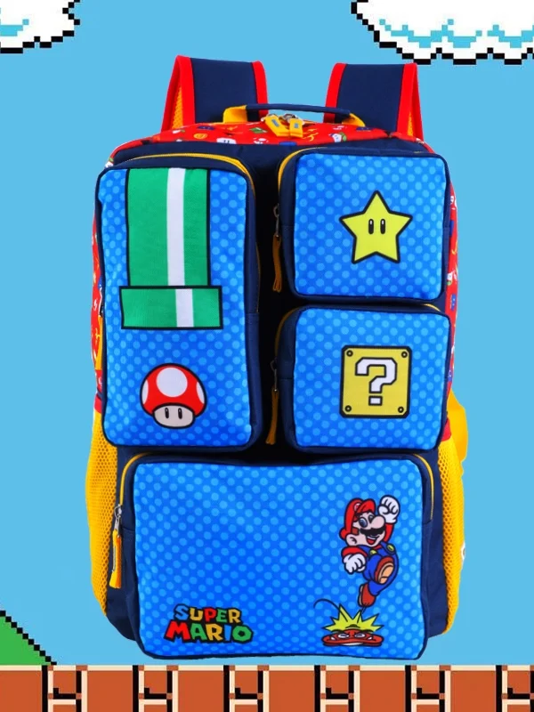 Оригинальный милый детский рюкзак в стиле аниме «Супер Марио», уменьшающий нагрузку, большой вместительный студенческий рюкзак, детский подарок на день рождения, Рождественский подарок
Оригинальный милый детский рюкзак в стиле аниме «Супер Марио», уменьшающий нагрузку, большой вместительный студенческий рюкзак, детский подарок на день рождения, Рождественский подарок