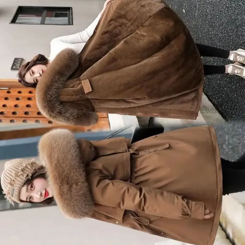 Зимняя куртка-парка, женская новая модная корейская свободная куртка с капюшоном, толстое теплое повседневное пальто с хлопковой подкладкой, женское пальто, повседневные женские топы
Зимняя куртка-парка, женская новая модная корейская свободная куртка с капюшоном, толстое теплое повседневное пальто с хлопковой подкладкой, женское пальто, повседневные женские топы