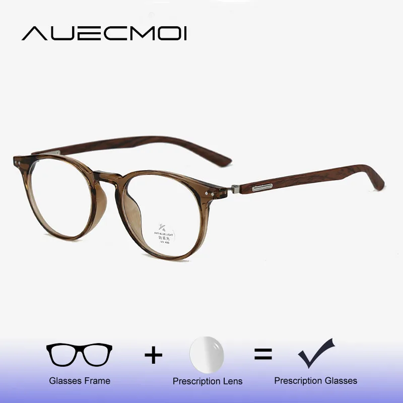 AUECMOI Round Men Women Punk TR90 Frame Myopia Customize Prescription Eye Glasses Anti Blue Light Optical Photochromic Eyewear
AUECMOI Round Men Women Punk TR90 Frame Myopia Customize Prescription Eye Glasses Anti Blue Light Optical Photochromic Eyewear
