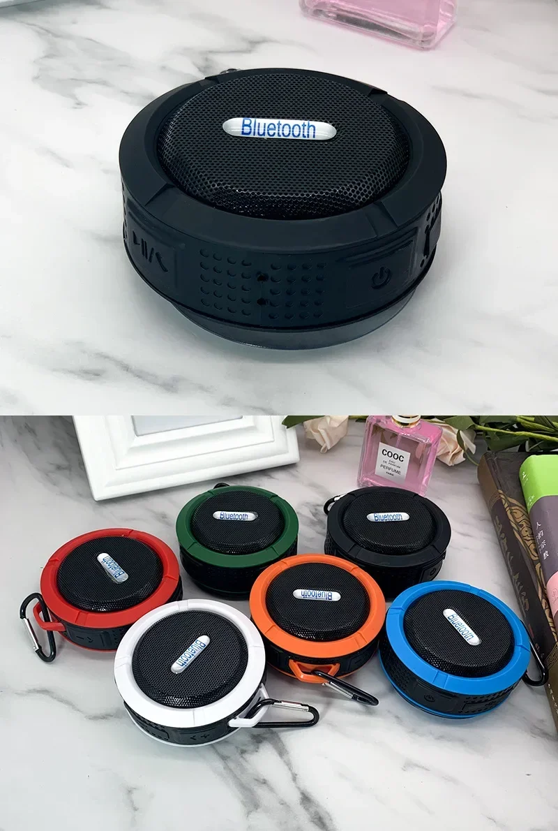 Bluetooth Speaker Wireless Waterproof Suction Cup Outdoor Sports Sound Box Mini Subwoofer For Shower Car Smart Phone MIC TF C6
Bluetooth Speaker Wireless Waterproof Suction Cup Outdoor Sports Sound Box Mini Subwoofer For Shower Car Smart Phone MIC TF C6