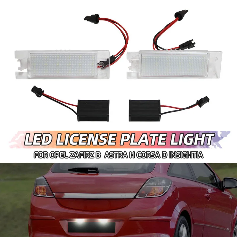 Set of 2 12V Error-Free CAN Bus LED White License Plate Lights For Opel Zafira Astra Corsa Insignia
Set of 2 12V Error-Free CAN Bus LED White License Plate Lights For Opel Zafira Astra Corsa Insignia
