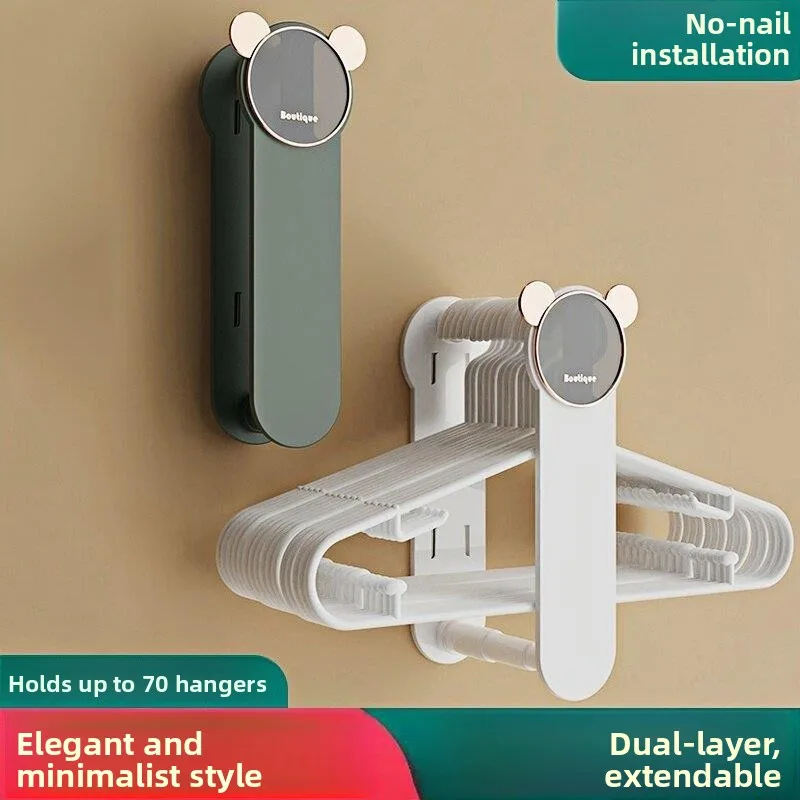 No-Drill Wall Mounted Clothes Hanger Organizer Laundry Room Storage Shelf Nordic Style Home Organization Accessory Balcony Use
No-Drill Wall Mounted Clothes Hanger Organizer Laundry Room Storage Shelf Nordic Style Home Organization Accessory Balcony Use