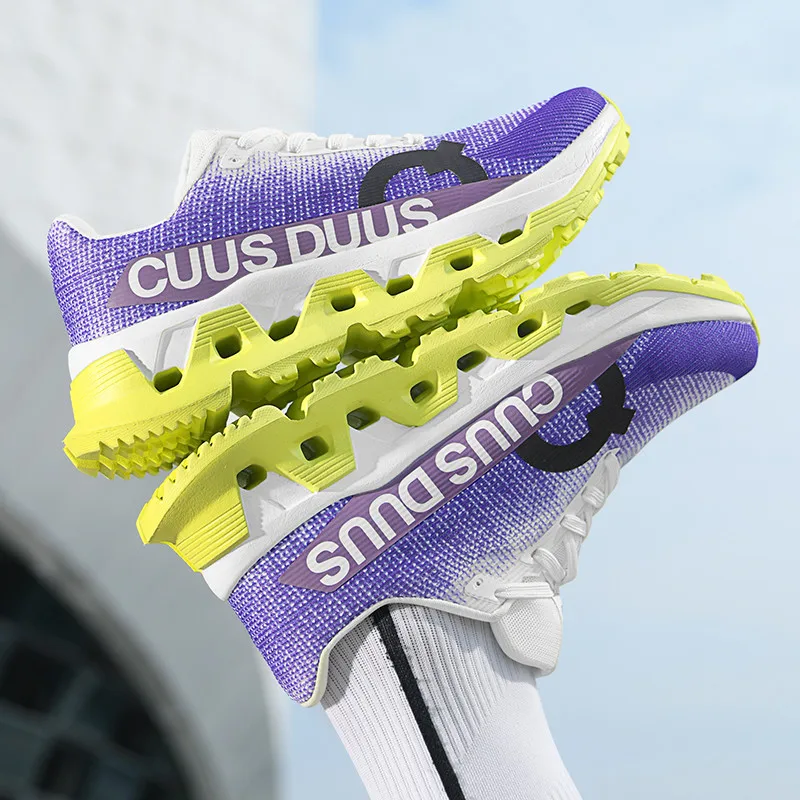Men's Outdoor Running Shoes Breathable Mesh Non-Slip Cushioning Jogging Sneakers for Couple Trainer Race Off-road Luxury
Men's Outdoor Running Shoes Breathable Mesh Non-Slip Cushioning Jogging Sneakers for Couple Trainer Race Off-road Luxury