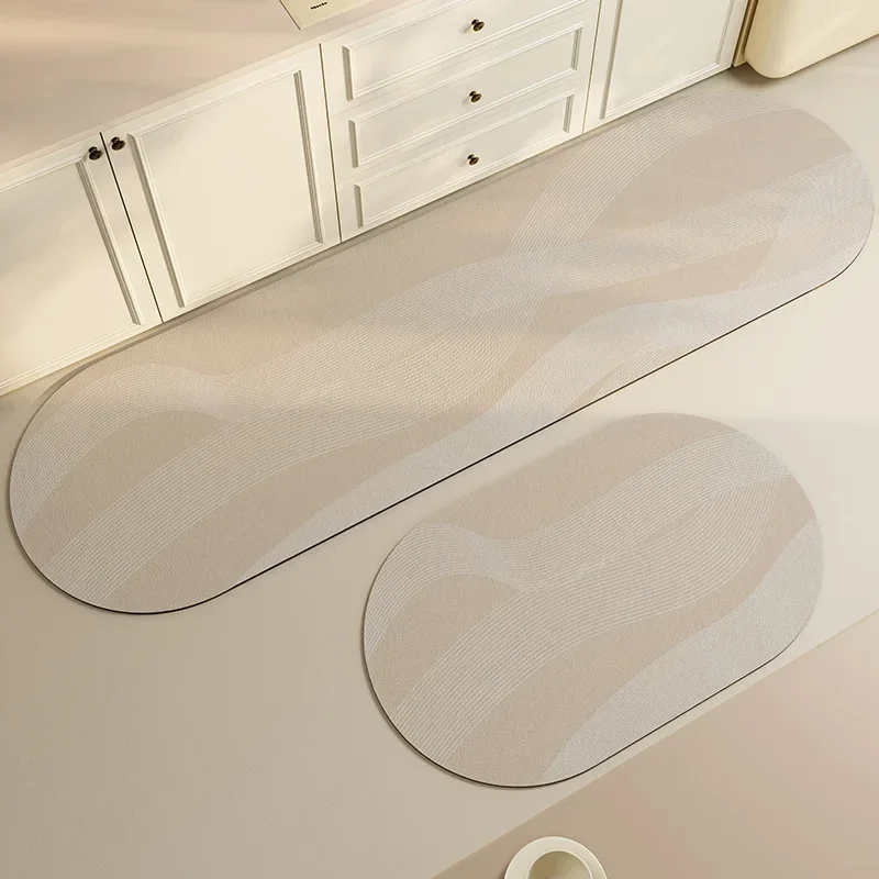 Kitchen Carpet PVC Waterproof Oil-proof Wash-free Wipeable Easy-to-care Floor Mat Oval Long Strip Soft Leather Non-slip Area Rug
Kitchen Carpet PVC Waterproof Oil-proof Wash-free Wipeable Easy-to-care Floor Mat Oval Long Strip Soft Leather Non-slip Area Rug