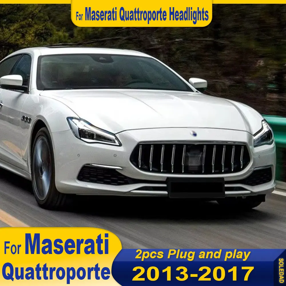 LED Light Headlight Assembly For Maserati Quattroporte 2013 2014 2015 2016 2017 2018 2019 2020 2021 Upgrade Full LED Front Lamps
LED Light Headlight Assembly For Maserati Quattroporte 2013 2014 2015 2016 2017 2018 2019 2020 2021 Upgrade Full LED Front Lamps