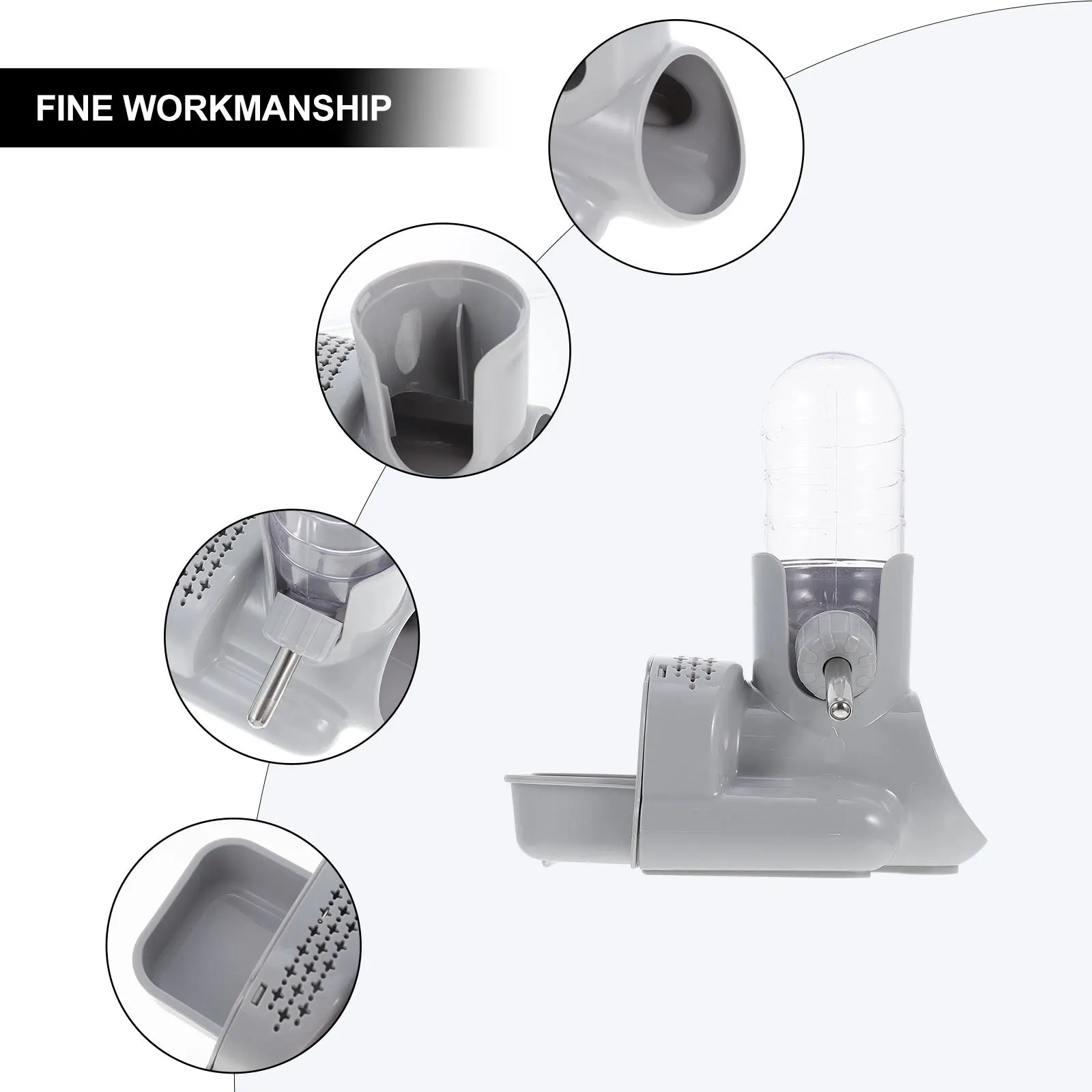 Standing Hamster Water Bottle Premium Plastic Leakproof Non-Slip Base Multi-Use Small Pet Feeder Dispenser For Rabbit
Standing Hamster Water Bottle Premium Plastic Leakproof Non-Slip Base Multi-Use Small Pet Feeder Dispenser For Rabbit