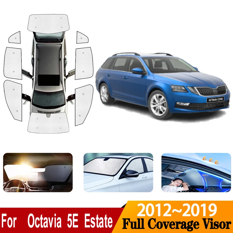 Car Sun Visors For Skoda Octavia 3 MK3 5E Estate Scout 2013~2019 Auto Parasol Window Windshield Sunshades Covers Car Accessories
Car Sun Visors For Skoda Octavia 3 MK3 5E Estate Scout 2013~2019 Auto Parasol Window Windshield Sunshades Covers Car Accessories