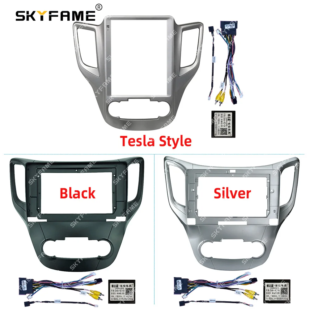 SKYFAME 9.7/10 Inch Car Frame Fascia Adapter Canbus Box Decode Tesla Android Radio Dash Fitting Panel Kit For Changan Chana CS35
SKYFAME 9.7/10 Inch Car Frame Fascia Adapter Canbus Box Decode Tesla Android Radio Dash Fitting Panel Kit For Changan Chana CS35