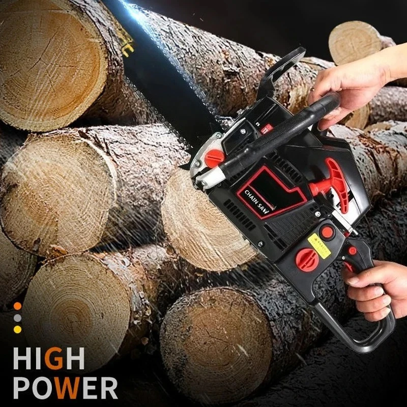 10.9KW 98CC Chainsaw Logging High-power Petrol Logging Saw Petro Small Handheld Chainsaw
10.9KW 98CC Chainsaw Logging High-power Petrol Logging Saw Petro Small Handheld Chainsaw