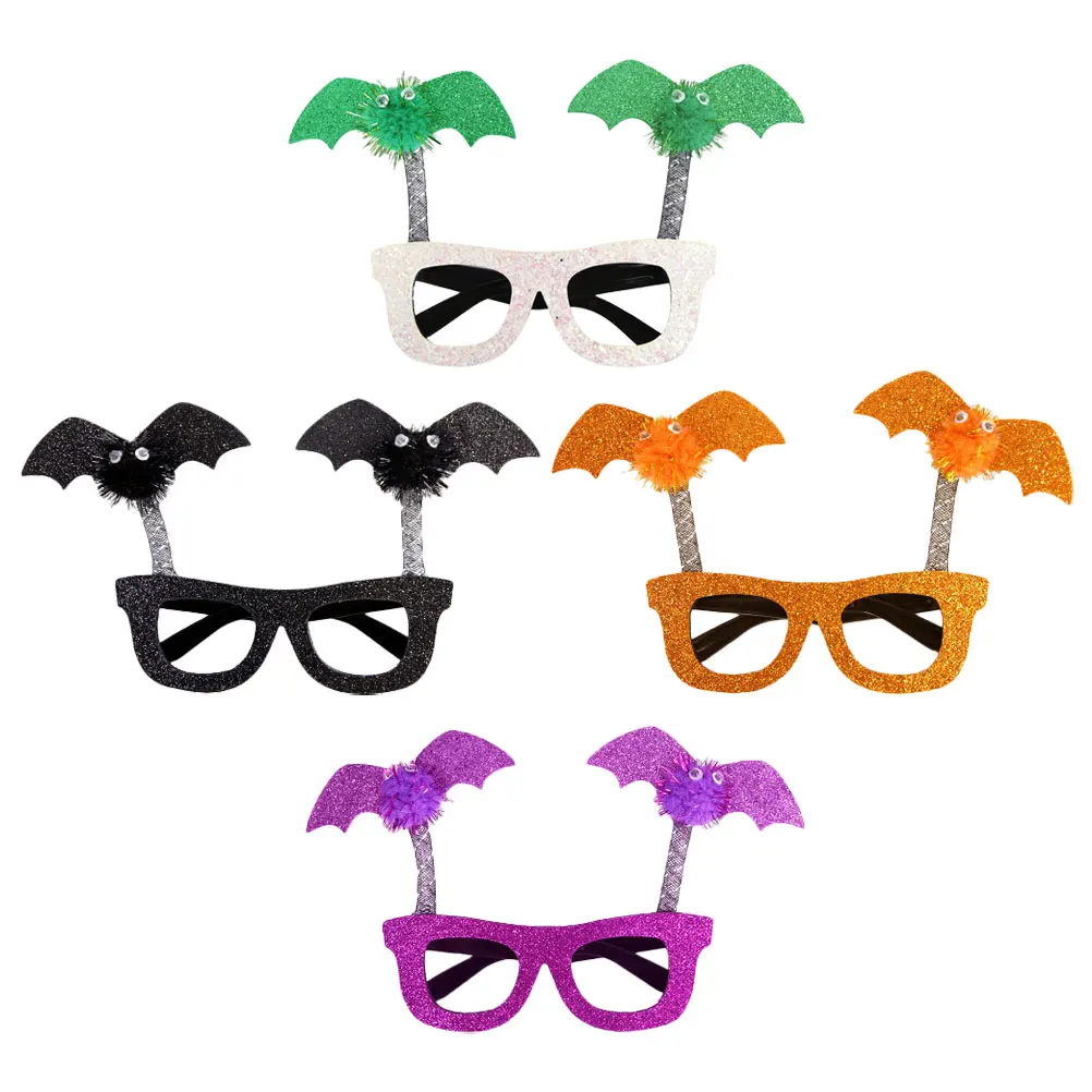 4pcs Bat Glasses Frames Halloween Props Black Orange Green Purple Plastic Decoration for Party Supplies Costumes Photo
4pcs Bat Glasses Frames Halloween Props Black Orange Green Purple Plastic Decoration for Party Supplies Costumes Photo