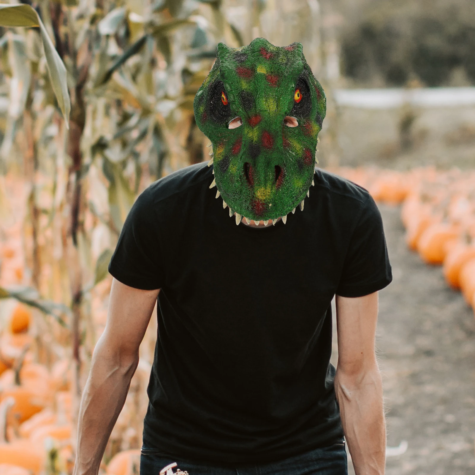 Realistic Halloween Prank Cosplay Carnival Party Lightweight Reusable 3D Animal Head Prop Dinosaur For Halloween Supplies
Realistic Halloween Prank Cosplay Carnival Party Lightweight Reusable 3D Animal Head Prop Dinosaur For Halloween Supplies