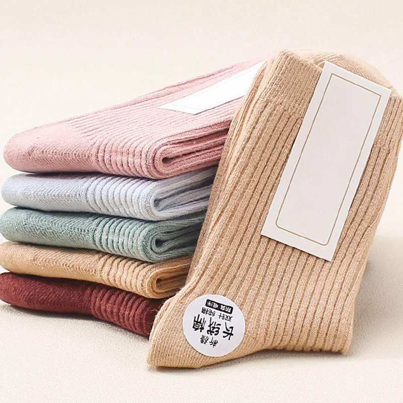 5 Pairs Socks Women keep warm Socks Cotton Modern Fashion Woman Girl Crew Socks Cotton Sweat absorption solid color Female Sock
5 Pairs Socks Women keep warm Socks Cotton Modern Fashion Woman Girl Crew Socks Cotton Sweat absorption solid color Female Sock