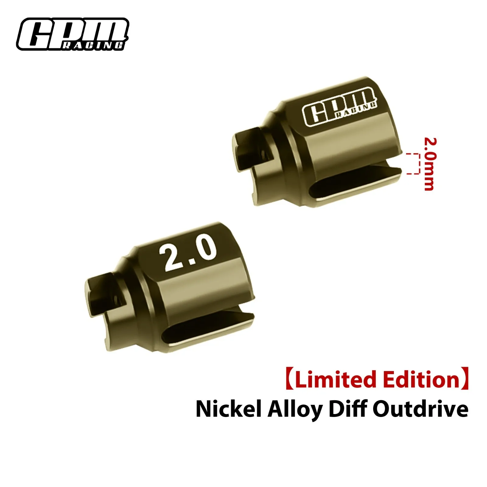 GPM Nickel Alloy Front / Rear Diff Outdrive ARA311193 ARA-3294 For ARRMA 1/16 Mini Kraton 3S
GPM Nickel Alloy Front / Rear Diff Outdrive ARA311193 ARA-3294 For ARRMA 1/16 Mini Kraton 3S
