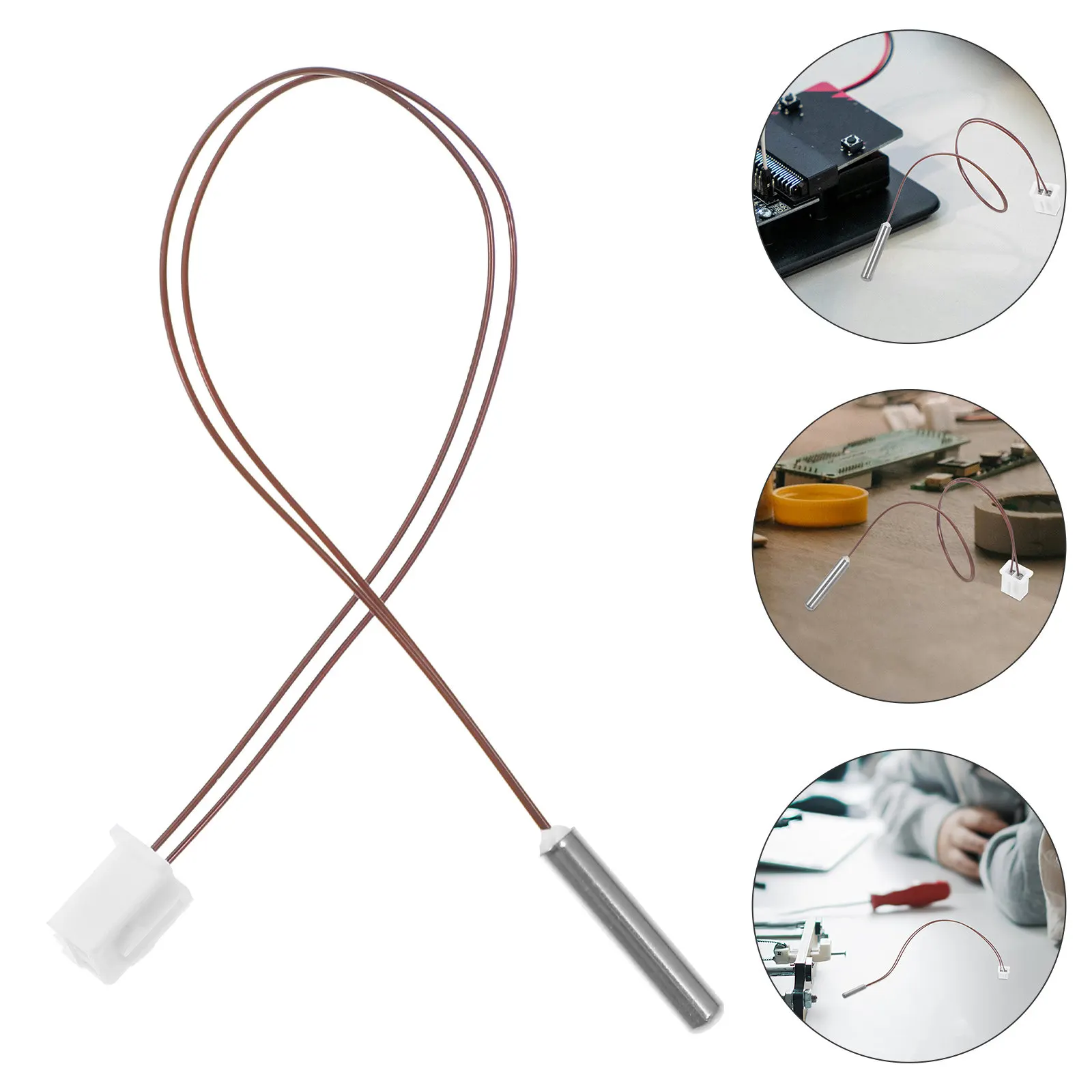 Термопара для 3D-принтера с кабелем 150 мм, высокоточный датчик температуры из прочного материала, замена для контроля температуры при 3D-печати
Термопара для 3D-принтера с кабелем 150 мм, высокоточный датчик температуры из прочного материала, замена для контроля температуры при 3D-печати