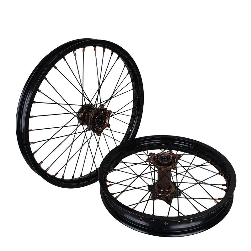 Fit Talaria Komodo Wheel Set 21 18 Wheelset Bronze Color Hubs Electric Dirt Bike Wheels
Fit Talaria Komodo Wheel Set 21 18 Wheelset Bronze Color Hubs Electric Dirt Bike Wheels