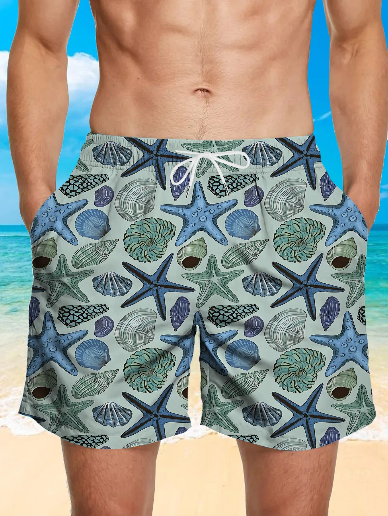 Men's Digital Printed Shorts Full Print Beach Pants Quick Dry Polyester Casual Trunks
Men's Digital Printed Shorts Full Print Beach Pants Quick Dry Polyester Casual Trunks