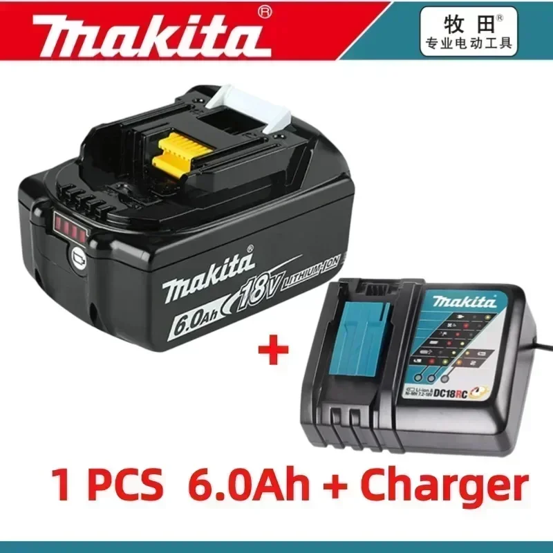 100% Original Makita Rechargeable Battery, Replaceable LED Lithium-ion, 3.0Ah/6.0Ah 18V BL1860B BL1860 BL1850 BL1830 BL1815
100% Original Makita Rechargeable Battery, Replaceable LED Lithium-ion, 3.0Ah/6.0Ah 18V BL1860B BL1860 BL1850 BL1830 BL1815