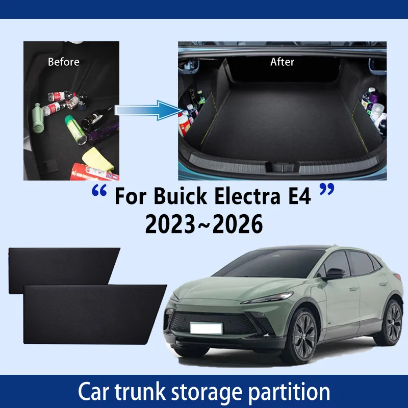 Car Accessories For Buick Electra E4 2023~2026 2025 Trunk Storage Partition Multifunction Storage Auto Interior Parts Organizer
Car Accessories For Buick Electra E4 2023~2026 2025 Trunk Storage Partition Multifunction Storage Auto Interior Parts Organizer
