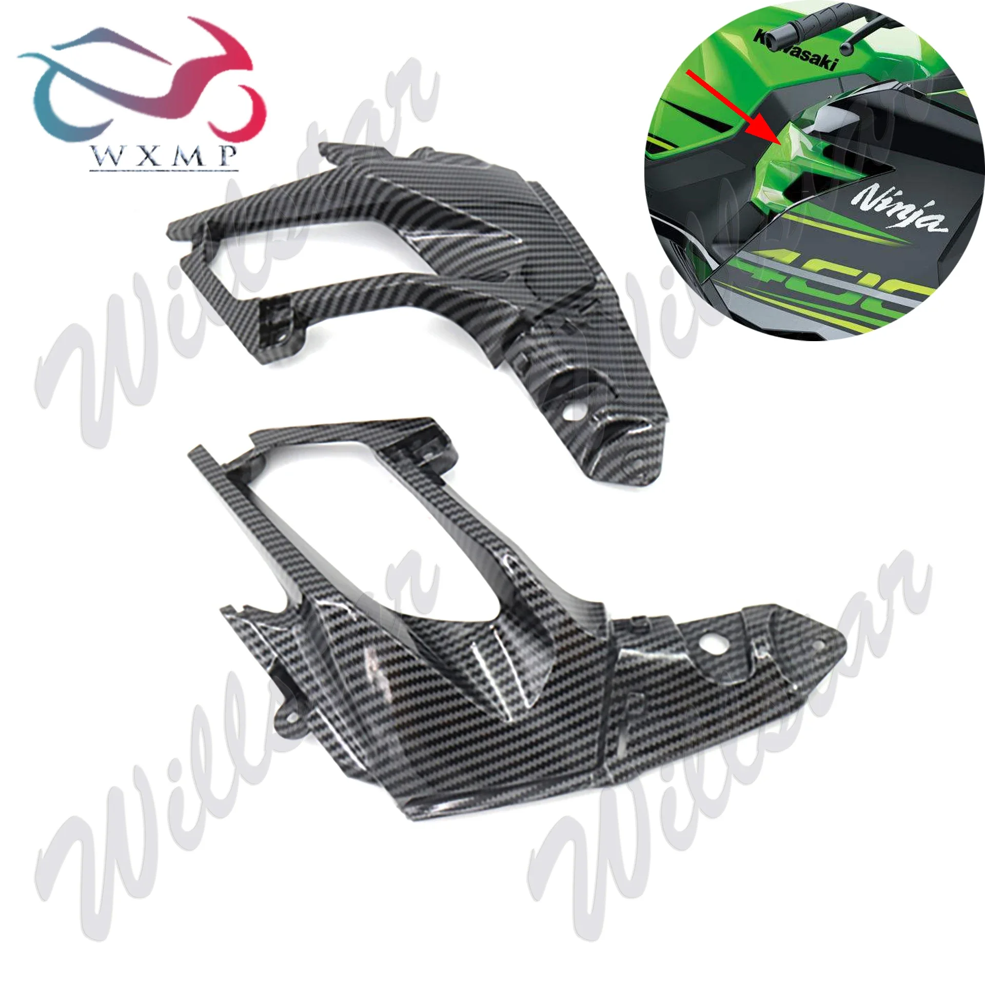 Цветная верхняя панель из углеродного волокна/нижний обтекатель рамы для Kawasaki Ninja 400 Ninja 400 2018
Цветная верхняя панель из углеродного волокна/нижний обтекатель рамы для Kawasaki Ninja 400 Ninja 400 2018