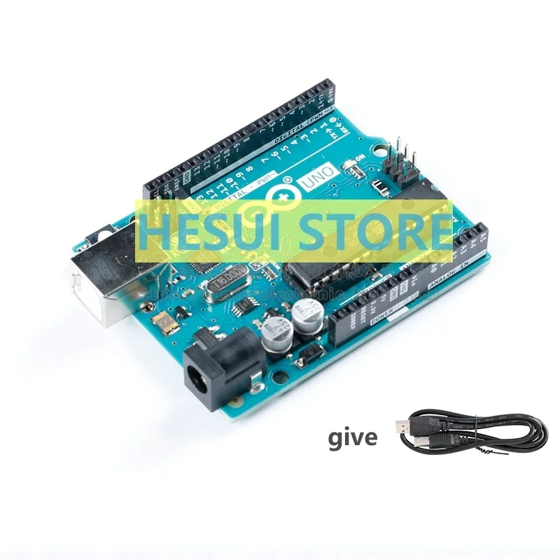 Original authentic uno r3 development board Atmega328P AVR 8-bit MCU programming
Original authentic uno r3 development board Atmega328P AVR 8-bit MCU programming