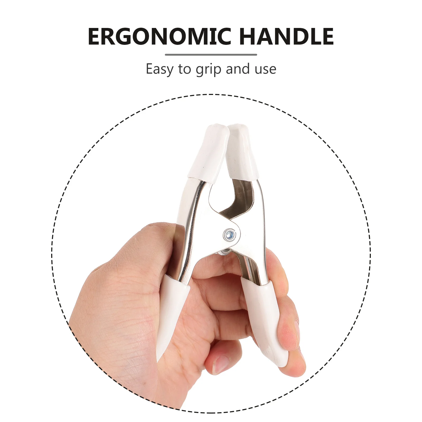 A-Shape Spring Clamps 3 Pcs Heavy Duty Clip for Backdrop Stand Dress Fitting Hanging Woodworking Craft Lightweight Chrome PVC
A-Shape Spring Clamps 3 Pcs Heavy Duty Clip for Backdrop Stand Dress Fitting Hanging Woodworking Craft Lightweight Chrome PVC