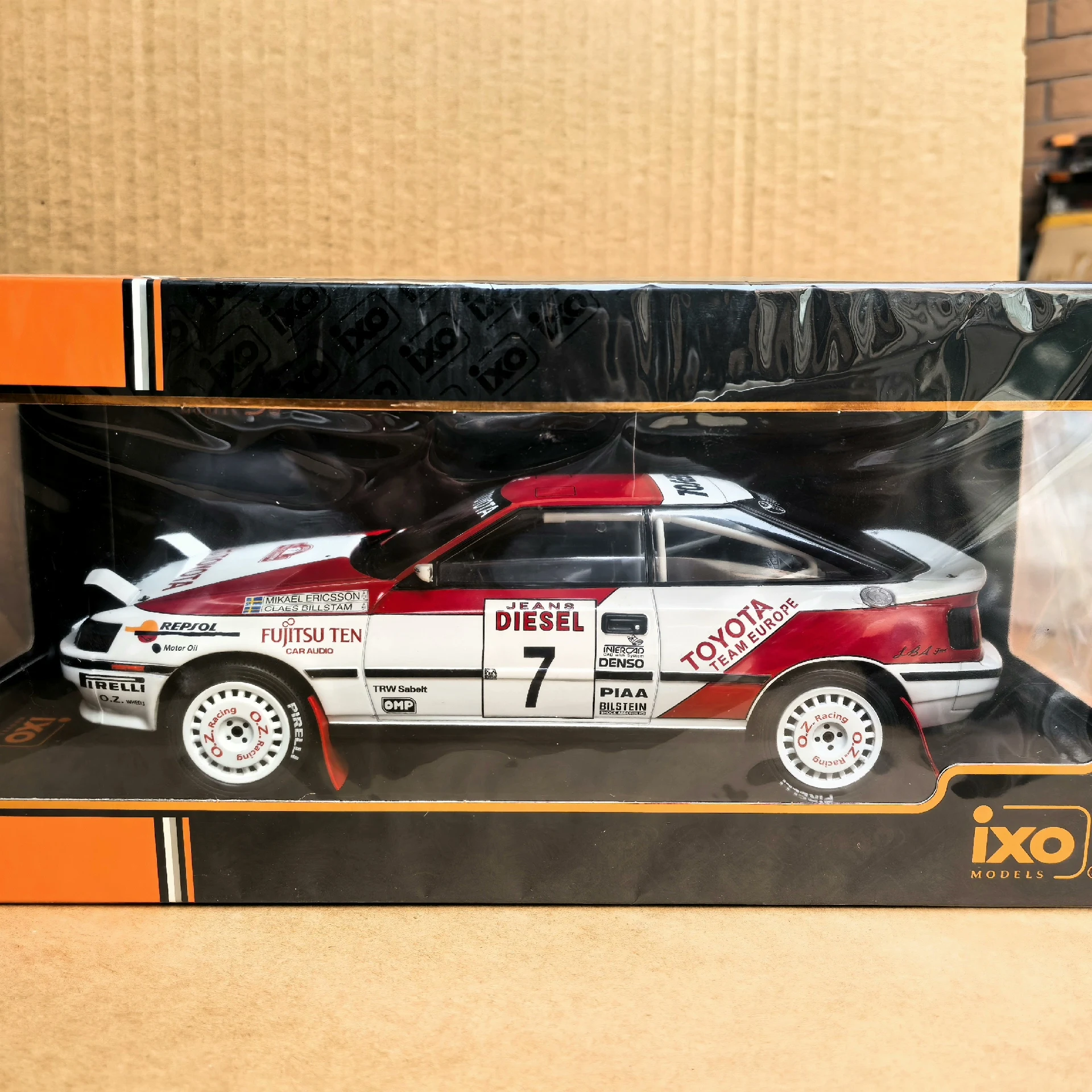 Diecast IXO 1/18 Scale TOYOTA CELICA 1990 # 7 Racing C8 Alloy Car Model
Diecast IXO 1/18 Scale TOYOTA CELICA 1990 # 7 Racing C8 Alloy Car Model