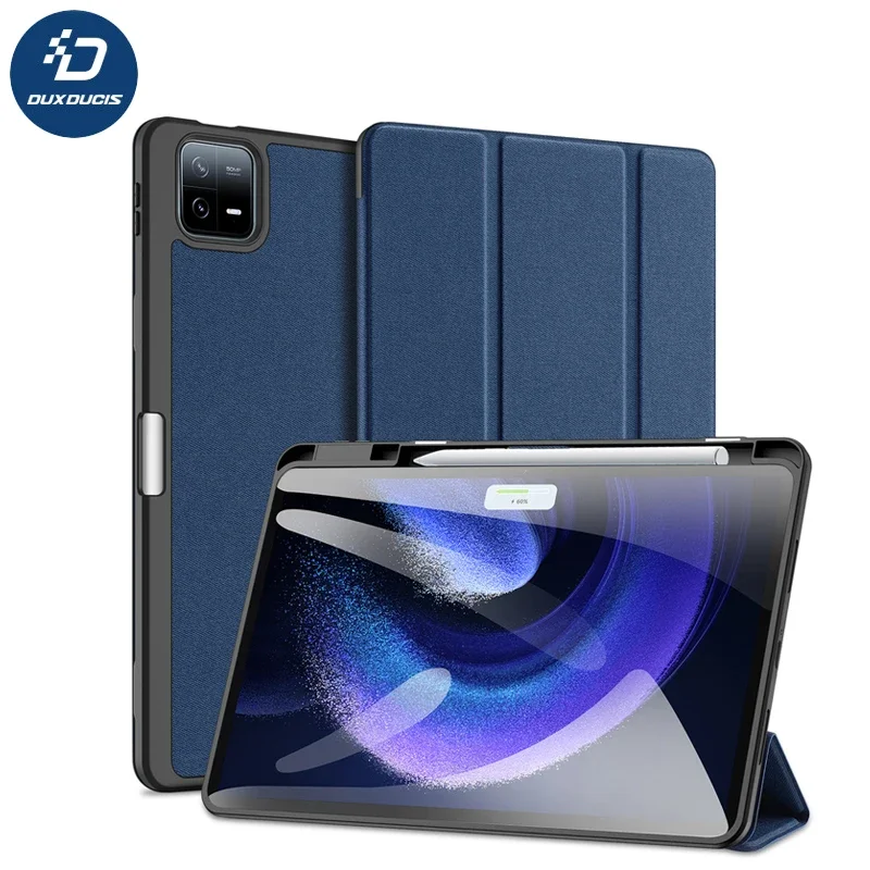 For Xiaomi Mi Pad 6 Pro Case Dux Ducis Magnetic Trifold Smart Sleep Flip Leather Tablet Cover With Pen Holder For Xiaomi Pad 6
For Xiaomi Mi Pad 6 Pro Case Dux Ducis Magnetic Trifold Smart Sleep Flip Leather Tablet Cover With Pen Holder For Xiaomi Pad 6