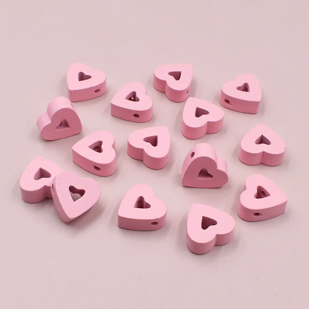 50Pcs Heart Design Wooden Beads Smooth Finish DIY Spacer Beads for Handmade Jewelry Craft Projects Valentine Gift Decoration
50Pcs Heart Design Wooden Beads Smooth Finish DIY Spacer Beads for Handmade Jewelry Craft Projects Valentine Gift Decoration