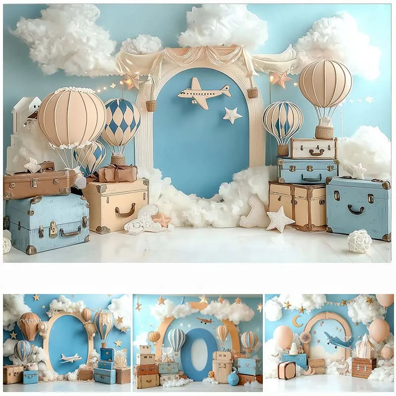 LS Photography Backdrops Hot Air Balloon World Travel Cloud Decor Birthday Baby Shower Child Portraits Photo Backgrounds Studio
LS Photography Backdrops Hot Air Balloon World Travel Cloud Decor Birthday Baby Shower Child Portraits Photo Backgrounds Studio