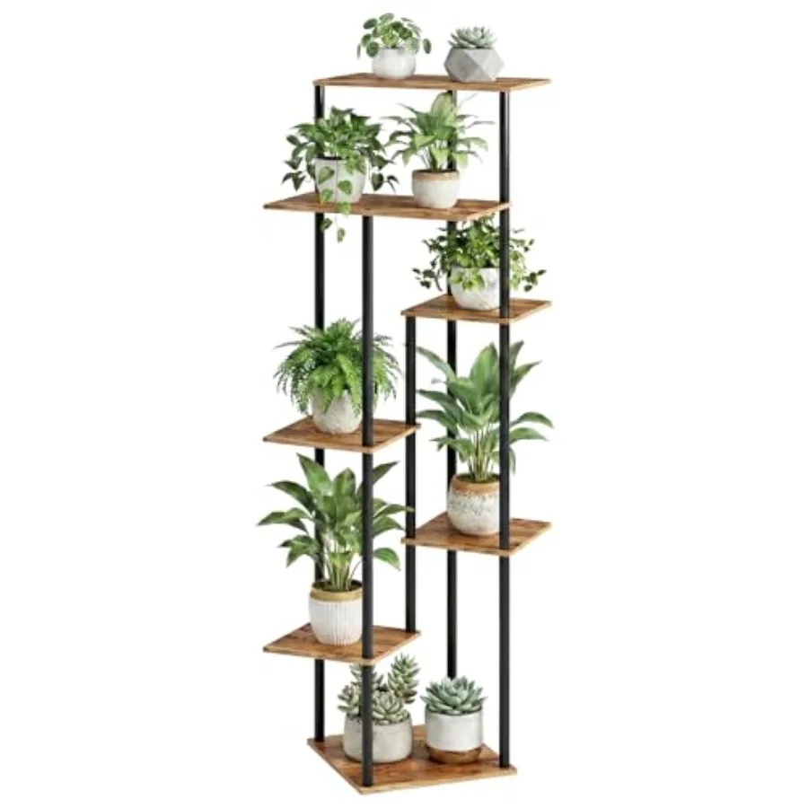 Tall Plant Stand Indoor 7-Tier Metal Wood Plant Shelf for Multiple Flower Pots Corner Flower Holders for Living Room Balcony Be
Tall Plant Stand Indoor 7-Tier Metal Wood Plant Shelf for Multiple Flower Pots Corner Flower Holders for Living Room Balcony Be
