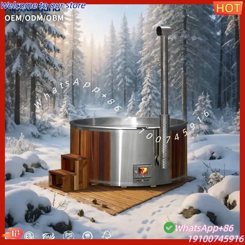 2026Hot Hybrid Hot Tub Cedar or Wood Hot Tub Electric Heat Portable Hot Tub with Heater Pump for Outdoor Use
2026Hot Hybrid Hot Tub Cedar or Wood Hot Tub Electric Heat Portable Hot Tub with Heater Pump for Outdoor Use