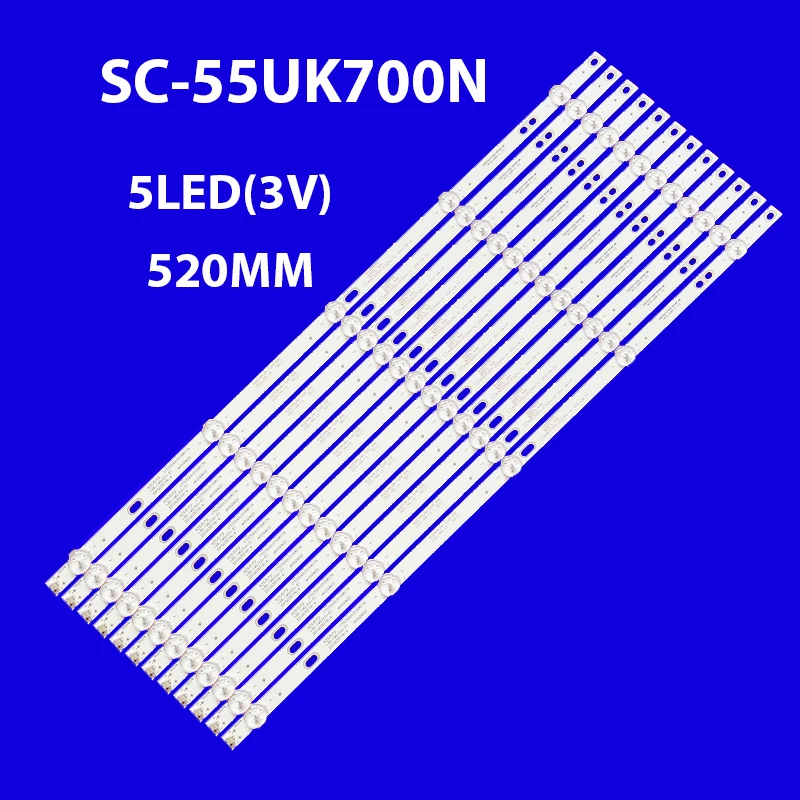 Светодиодная лента для SC-55UK700N AHKK55D05-ZC21FG-06 303AK550051 180119B9 HV550QUBB05 PTV55174KILED H55B K55S/U55S LED55U60 LED55M60A
Светодиодная лента для SC-55UK700N AHKK55D05-ZC21FG-06 303AK550051 180119B9 HV550QUBB05 PTV55174KILED H55B K55S/U55S LED55U60 LED55M60A