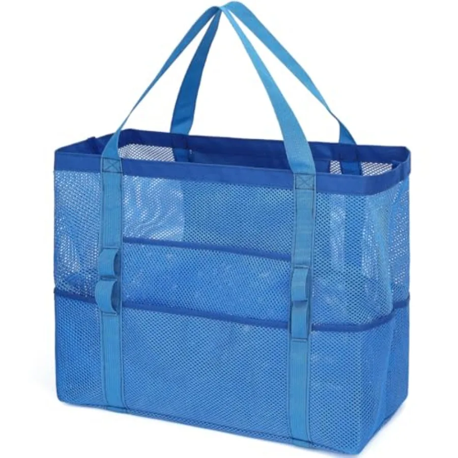 Fammart Mesh Beach Bag for Women, Large Beach Toy Pool Bag with Zipper Pocket, SandProof Cruise Essentials 2026 Family Travel
Fammart Mesh Beach Bag for Women, Large Beach Toy Pool Bag with Zipper Pocket, SandProof Cruise Essentials 2026 Family Travel