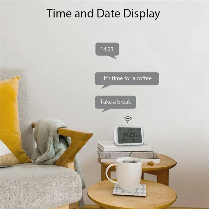 T70C! WiFi Thermometer Hygrometer Monitor: Digital Light Thermometer Humidity Sensor Meter for Baby Home Indoor Greenhouse
T70C! WiFi Thermometer Hygrometer Monitor: Digital Light Thermometer Humidity Sensor Meter for Baby Home Indoor Greenhouse