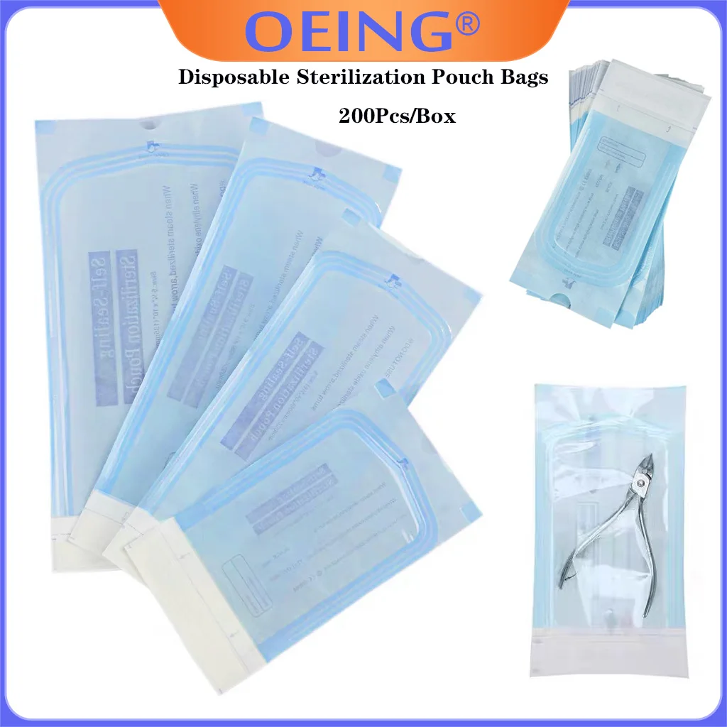 200Pcs Disposable Sterilization Pouch Bags 4 Sizes Medical-grade Bag Puncture Self-sealing Bag Tattoo Dental Nail Accessories
200Pcs Disposable Sterilization Pouch Bags 4 Sizes Medical-grade Bag Puncture Self-sealing Bag Tattoo Dental Nail Accessories