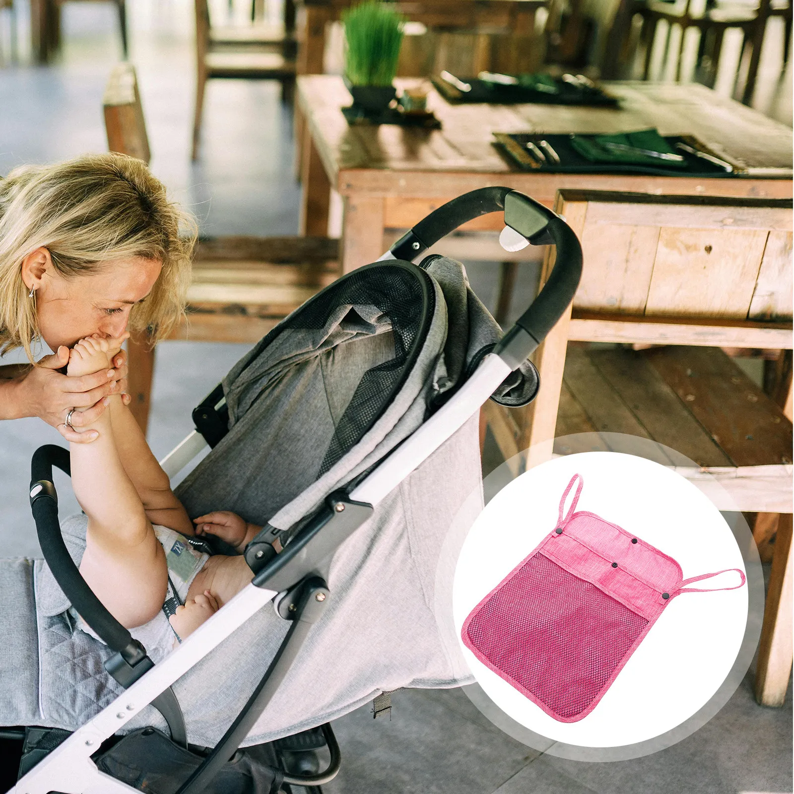 Universal Stroller Hanging Bag Linen Fabric Multi Pocket Organizer for Baby Essentials Portable Stroller Caddy Mesh Storage Bag
Universal Stroller Hanging Bag Linen Fabric Multi Pocket Organizer for Baby Essentials Portable Stroller Caddy Mesh Storage Bag