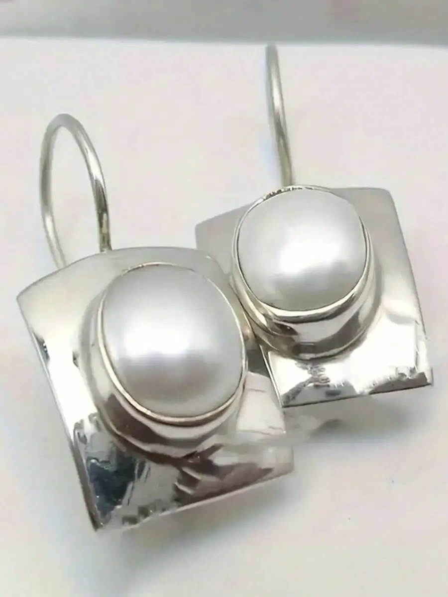 Elegant Square Pearl Earrings For Women Wedding Engagement Anniversary Gift
Elegant Square Pearl Earrings For Women Wedding Engagement Anniversary Gift