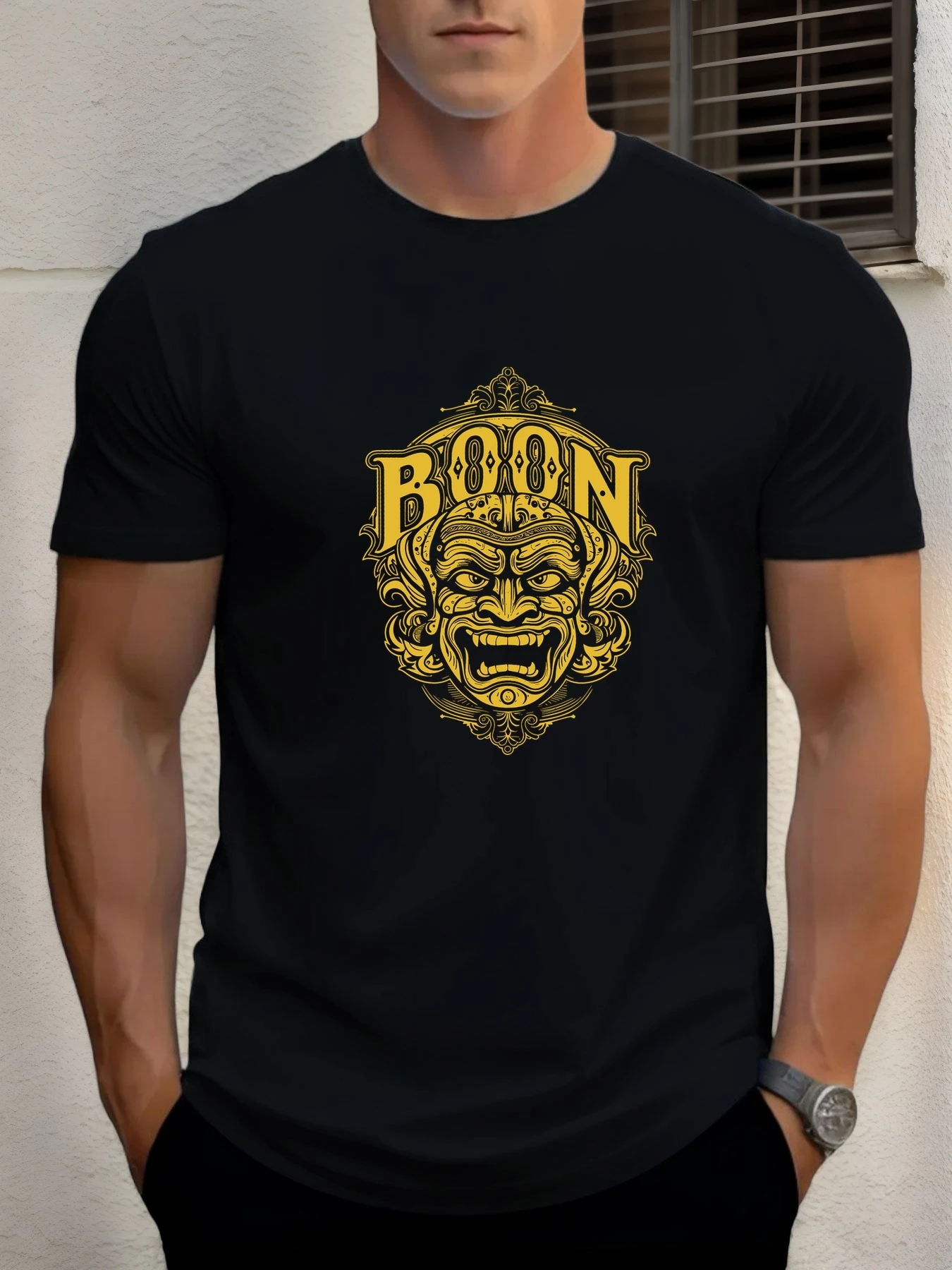 T Shirts For Men Mask 100% Cotton Graphic Printing Summer Round Neck T-Shirt Casual Breathable Street Style Daily Top
T Shirts For Men Mask 100% Cotton Graphic Printing Summer Round Neck T-Shirt Casual Breathable Street Style Daily Top